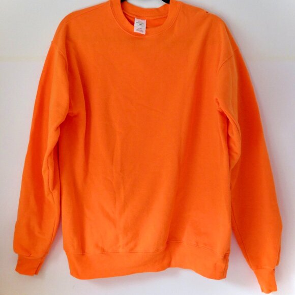Bright Orange Crewneck Sweater - Size Medium - Picture 1 of 2